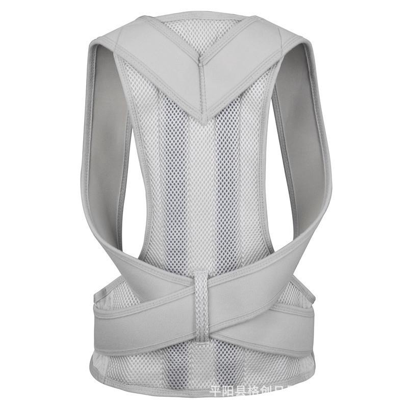 Long Back Support Belt for Men and Women: Spine Posture Corrector with Support Plate for Hunchback Correction