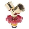 Adjustable Brass Pressure Relief Device Reliable Brass Pressure Regulator Pressure Reducer for Residential Gas Tank