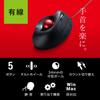 Sanwa Supply Wired Ergo Trackball MA-TB177BK