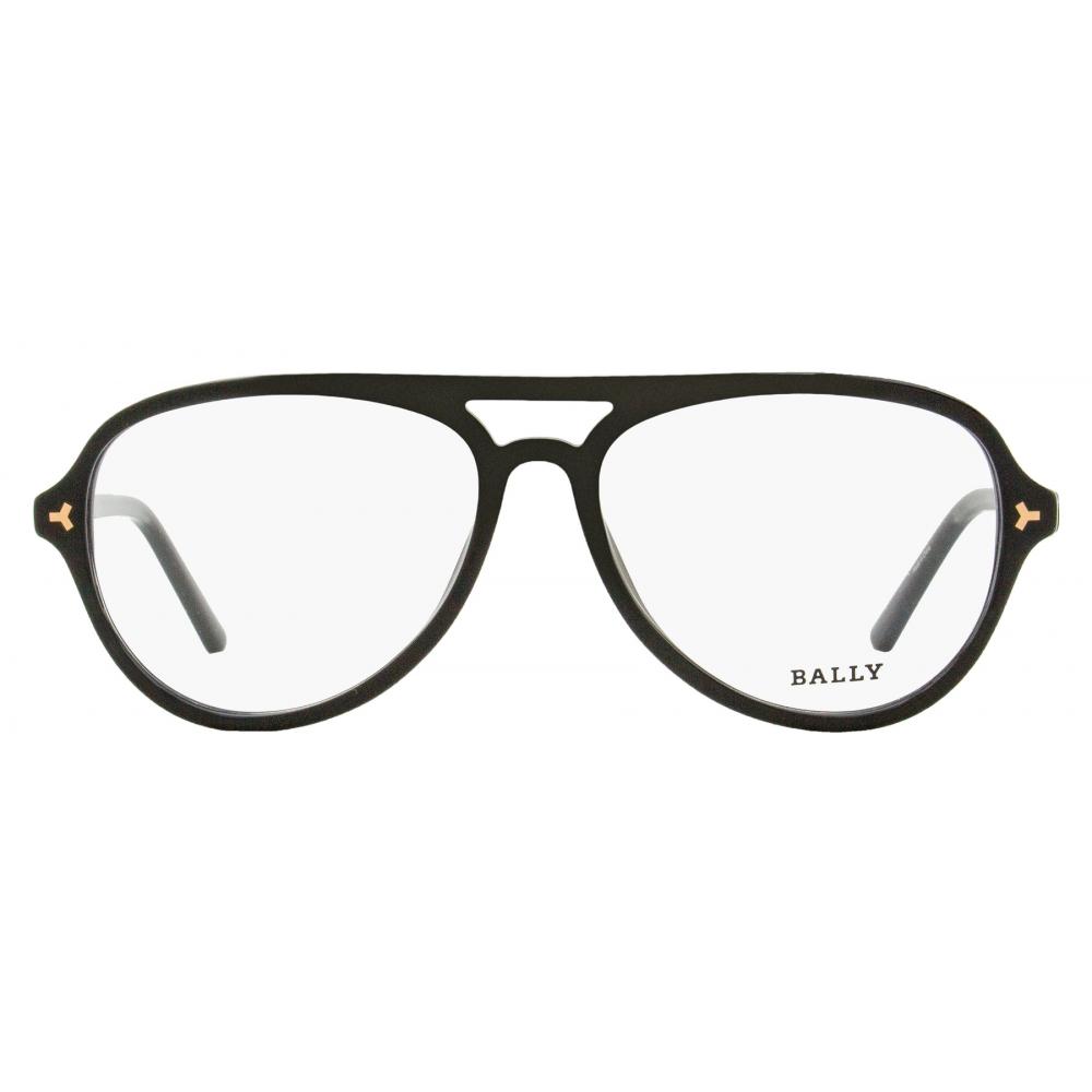 Bally Men S Pilot eyeglaSSeS By5031 001 Black 57mm 001