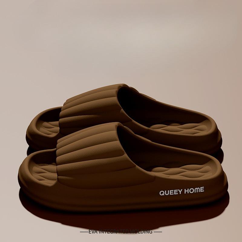 

Stylish Unisex s Slippers Comfortable Beach Sandals Anti Slip Lightweight Shoes Men Women 44-45 колір темно кави