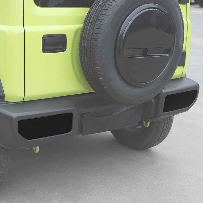 Car Tail Light Lamp Covers HIGH MOUNT STOP LAMP Leaf Board Turn Signal Decoration For Suzuki Jimny 2019 Up Car Exterior Accessoriess,Smocked Black