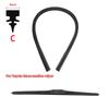 Car Wiper Rubber Strips Refill Wiper Blade Replacement Parts All Types Seasons Windshield Wiper Blades Blade Soft Car Accessorie