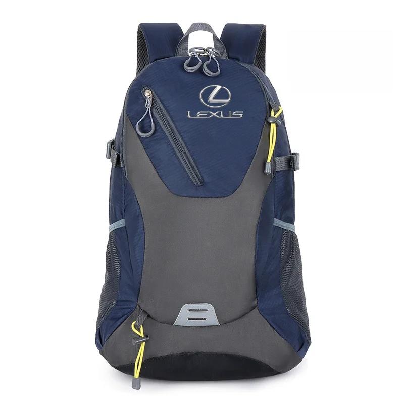 Lexus outdoor hiking backpack, motorcycle riding leisure backpack, multifunctional large capacity travel bag