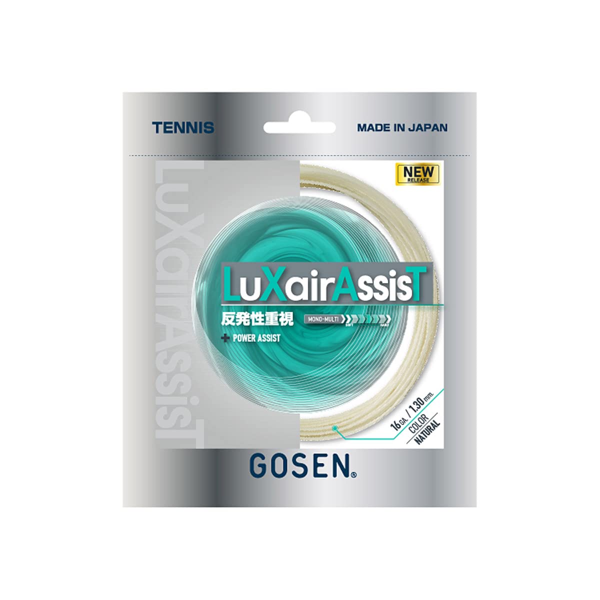 

Теннисные струны GOSEN LuXairAssisT 16 Natural TSLXA0NA