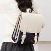 Rucksack Damen Vintage College-Stil Rucksack mit großem Fassungsvermögen