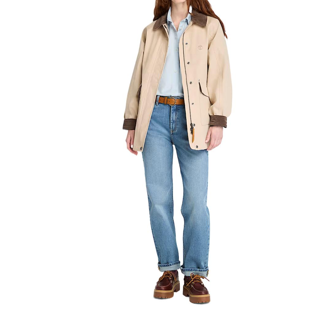 Timberland Wenham Waterproof Windproof Solid Color Long Sleeve Coat Women Coats A2QPD-Y94