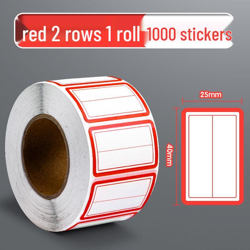 Handwritten Self-Adhesive Label Stickers for Office and Memo Marking