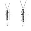Couple Hug Necklace Lovers Hugging Pendant Valentine'S Day Couple Gift Love Style Gift For Wife