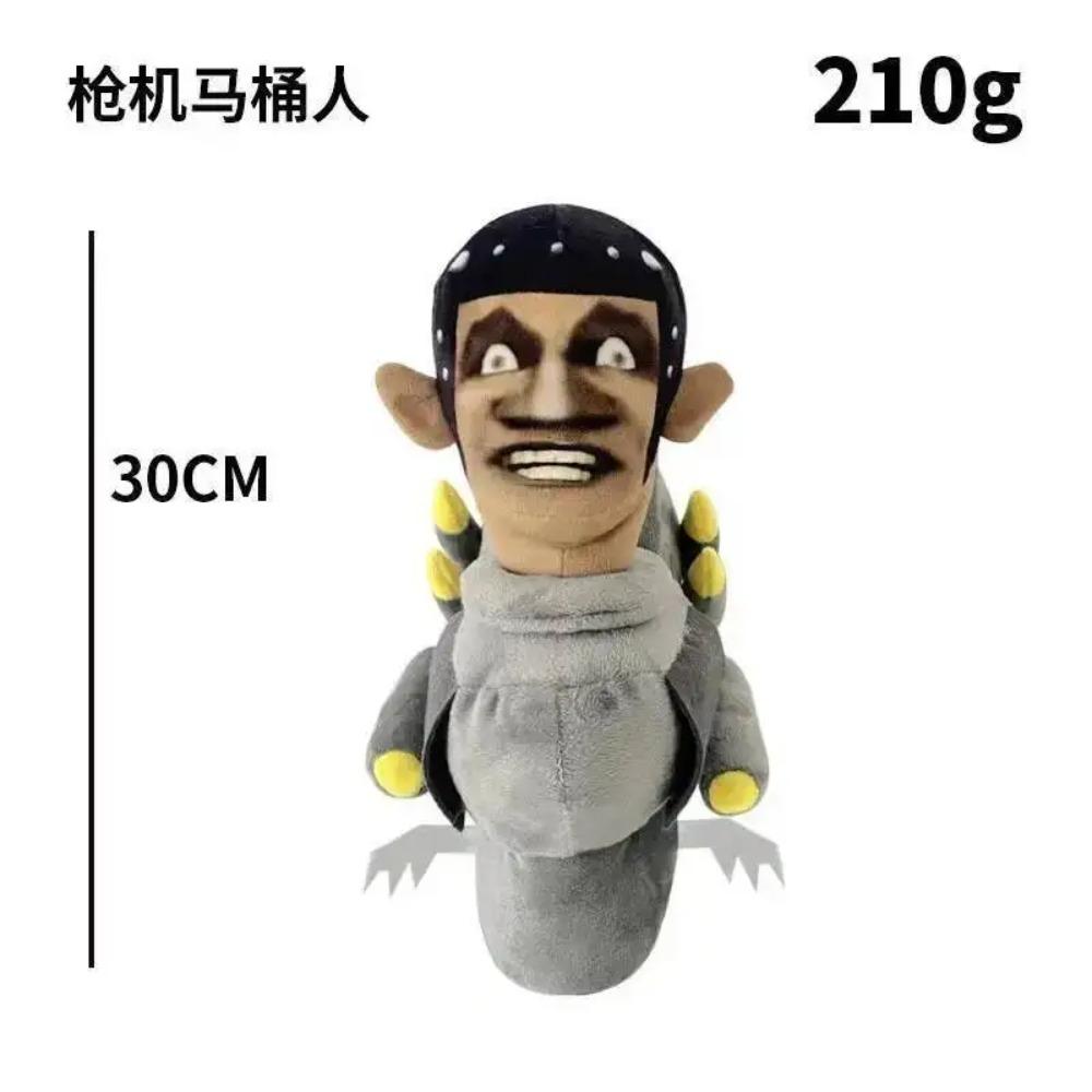 Skibidi Toilet Titani TV Man Speakerman Cameraman Peluche Titani Drill Man Clock Speaker Man Camera Man Peluche Giocattolo Morbido