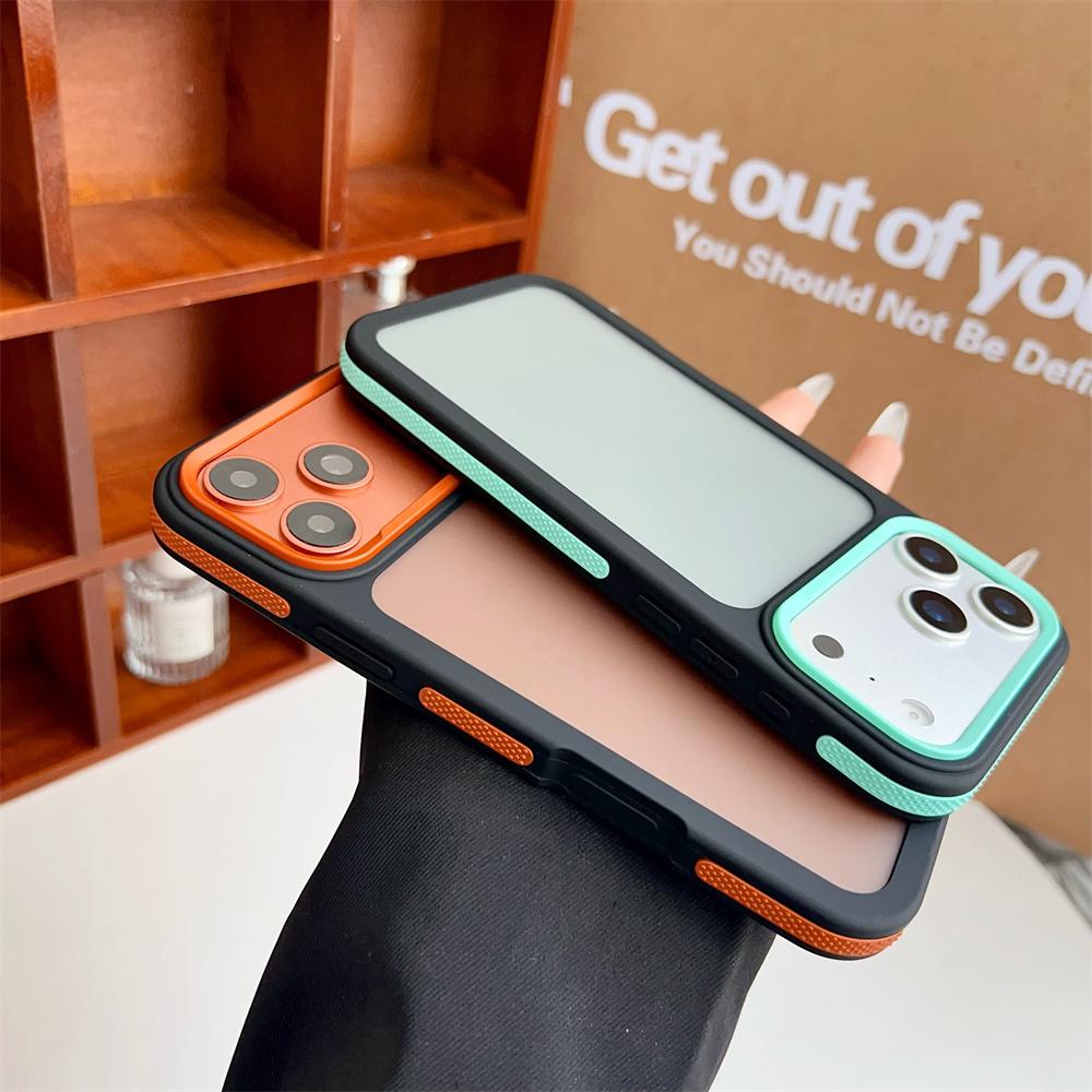 Neue Luxus Bicolor Matt Frosted Handyhülle Für iPhone 17 Pro Max Air 16 15 14 Plus 13 12 11 Transluzent Stoßfest Hartschalen-Cover