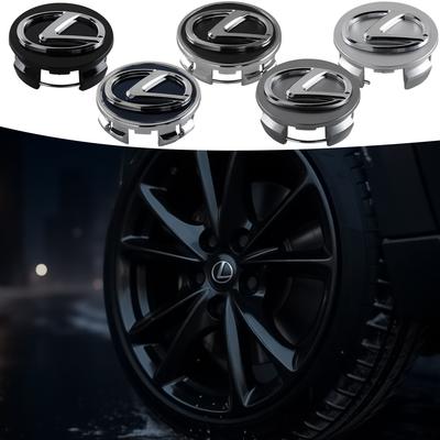 4Pcs 60MM Car Tire Wheel Hub Center Cover Badge Decoration Set With For RX300 IS200 IS250 ES350 Ct200h UX250h NX300h RX350