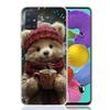 Animal Brown Cute Bear Phone Case For Samsung Galaxy A52 A32 A22 A12 A02S A50S A30S A51 A31 AA71 Note 20 Ultra 10 S10 Plus Galax