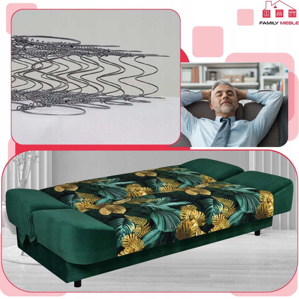 Sofa Sofa Sara Print Duo Sofa Bed Bonell Bed Family Furniture