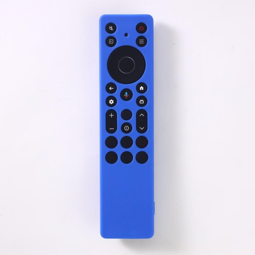 

Новый силиконовый защитный чехол Противоударный протектор Чехол для пульта дистанционного управления со шнурком Мягкий чехол для TCL RC923A/RC813A темно-синий