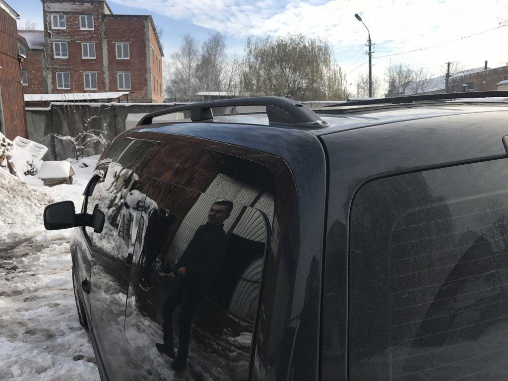 Skyport BLACK Maxi Base Roof Rails for Volkswagen Caddy 2020-