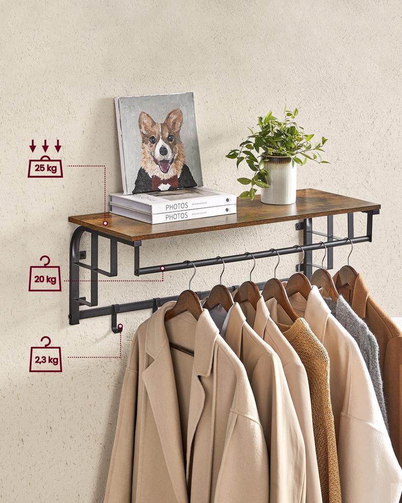 Shelf with Hangers - LCR102B01