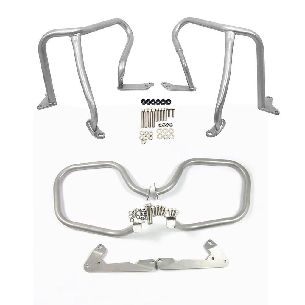 Motorcycle Highway Front&Rear Engine Guard Bumpers Crash Bar Stunt Cage Protector For BMW R1250RT R1250 RT R 1250 RT 2018-2025