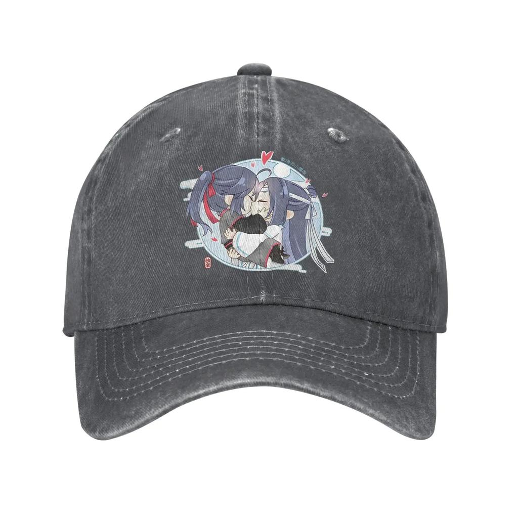 Lan Zhan X Wei Wuxian Sun Baseball Cap Mo Dao Zu Shi  Fashion Couple Women Design Running Hippie Baseball Caps Birthday Present