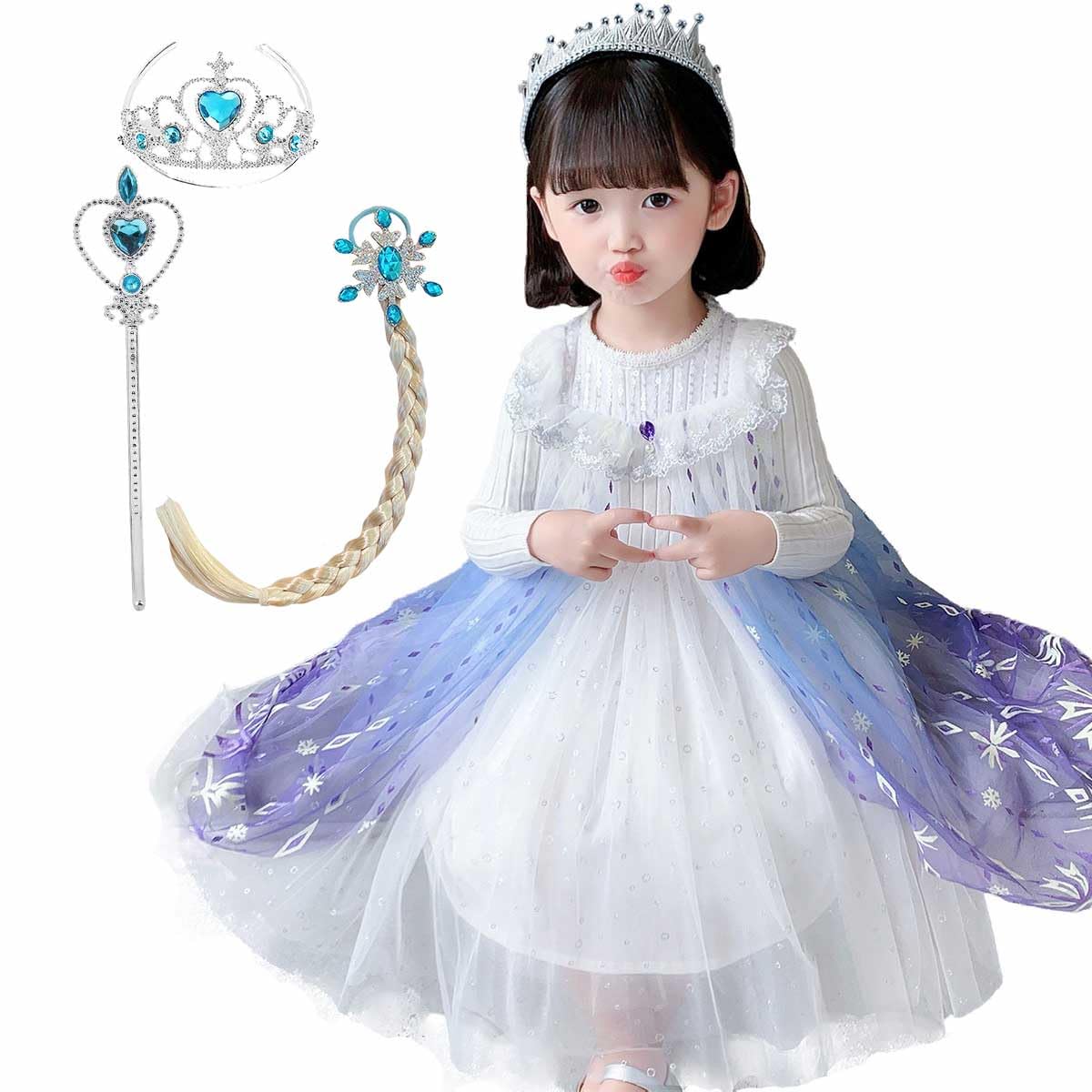 [monoii] Princess Dress for Children, Halloween Princess Dress, Cosplay, Kids, Costume, Girls  Outfit