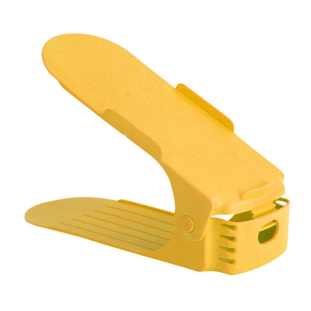 

1шт двухслойная регулируемая полка для обуви органайзер для обуви экономит место подставка для хранения обуви пластиковая стойка для обуви кронштейн для шкафа