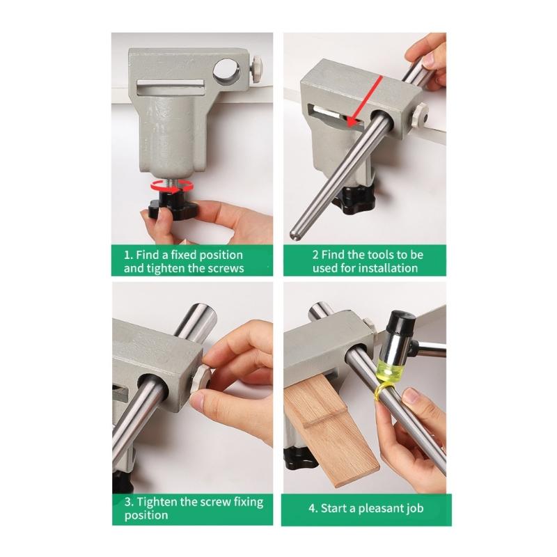 Multifunctional Wood Stainless Steel Jewelry Workbench Clamp Adjustable Holder Suitable for Adjustment and Repair