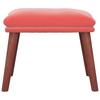 Footstool Pink 45 X 29.5 X 35 Cm Velvet