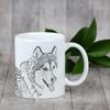 Alaskan Malamute - cup with a dog, cute cup with graphics, a gift with your photo from the Art-Dog brand