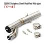BMW S1000RR 304 Stainless Steel Mid-Pipe Motorcycle Exhaust