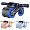 Automatic Rebound Abdominal Wheel Exerciser Dual Wheel Ab Roller  Fitness Equipment