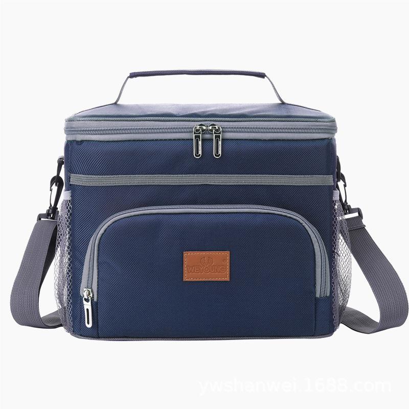 15L Nepropustná izolovaná pikniková taška - Zesílená pro venkovní použití, Udržuje jídlo čerstvé a studené