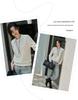 Women's 100% Cashmere Half-High Collar Loose Fit Sweater - Autumn/Winter Collection