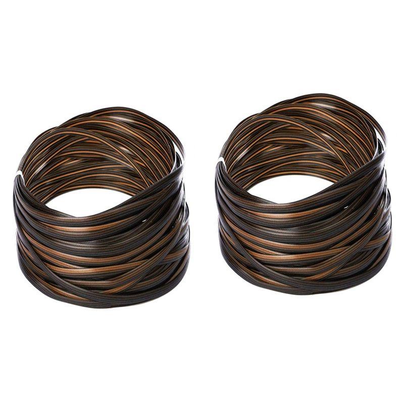 Good-Coffee Gradient Flat Synthetic Rattan Repair Material Rattan Wicker Repair Kit For Knit And Chair Table Furniture Repair