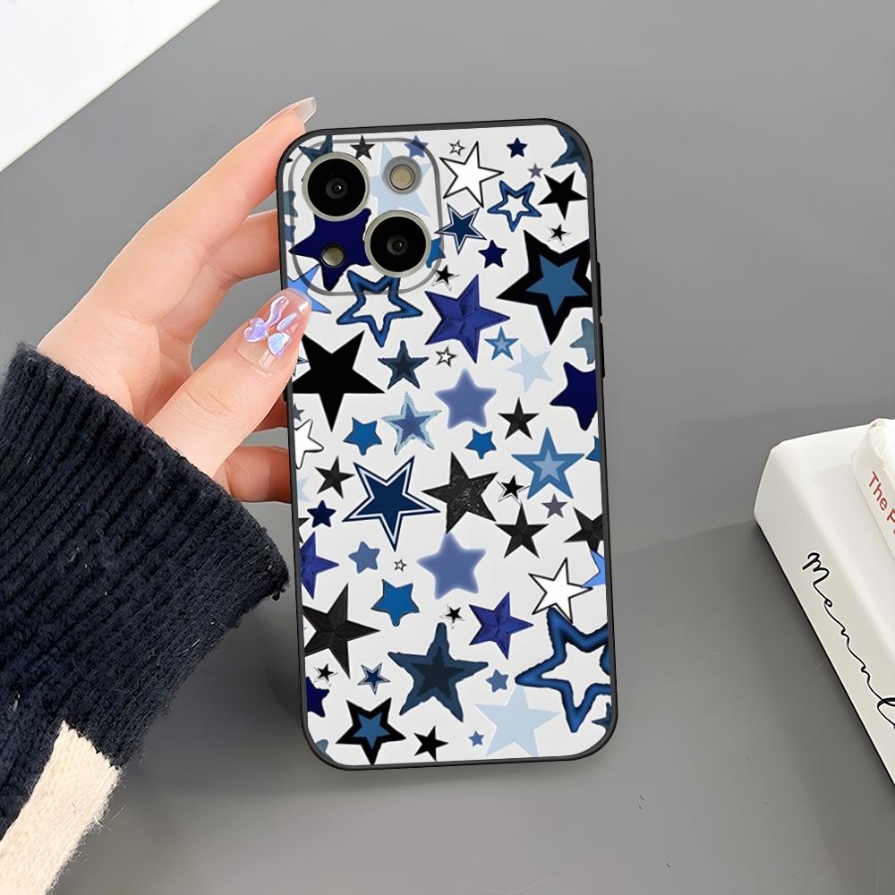 Fashion INS Stars Phone Case For Iphone 17 Air 15 Pro Max 14 Pro 16 Plus 12 13 11 Xr X Xs 8 7 Plus Back Cover