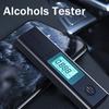 Portable Alcohols Detector Breath Tester Quick Response Alcohols Tester with LCD Display Screen Personals Home Party