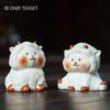 Chinese Zodiac Purple Clay Tea Pet Handmade Sheep Statue Ornaments Tea Figurine Sculpture Animal Decoration Tea Set Accessorie
