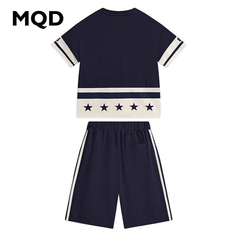 MQD Boys  Casual Academy Style Short Sleeve Set 130cm