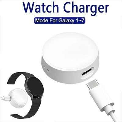 Bezprzewodowy Kabel do Ładowania Zegarka Mini Przenośny Typ Ładowania USB C Dla Samsung Galaxy 7 6 5 4 3 Active 1 2 Zegarek Szybkie Ładowanie Stacja Dokująca