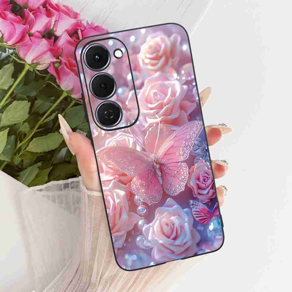 For Tecno Spark 40 Pro+ 4G Case KM7 Stylish Cartoon Painting Silicone TPU Back Cover For Tecno Spark 40 Pro+ Plus 4G Phone Cases