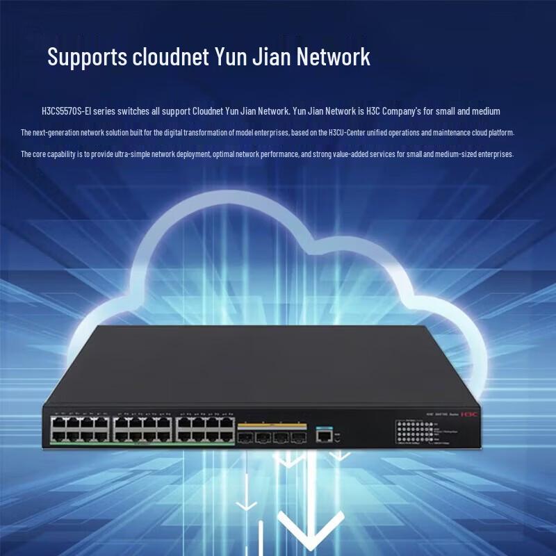 H3C S5570S-28S-EI Layer 3 Manageable Convergence Switch