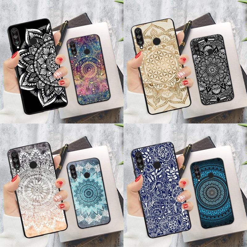 Flower Mandala For Huawei Nova 11 9 10 SE Y60 Y70 Y90 Y61 Y91 Nova 3i 7i 8i 11i P20 P40 Lite P30 Pro Case