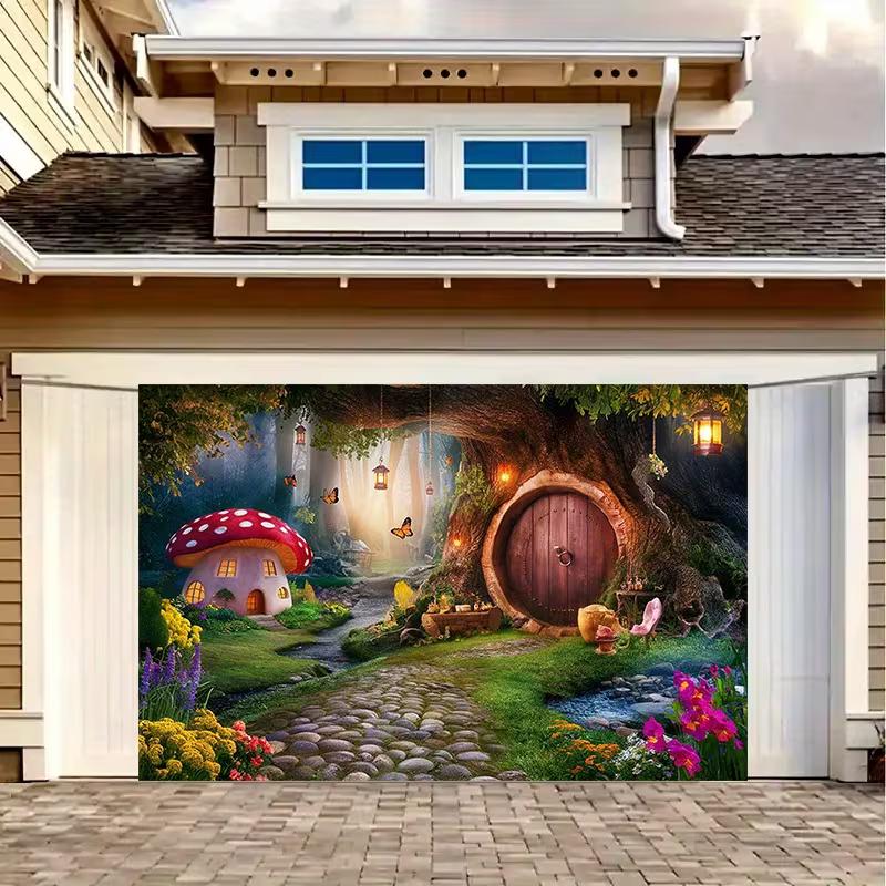 Enchanted Forest Tapestry, Fairy Tale Background Cloth, Home Decor