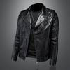 Und Neuer Stil Herren Freizeit Motorrad Lederjacke Oberbekleidung Slim Fit Mode Herren Ledermantel 8107