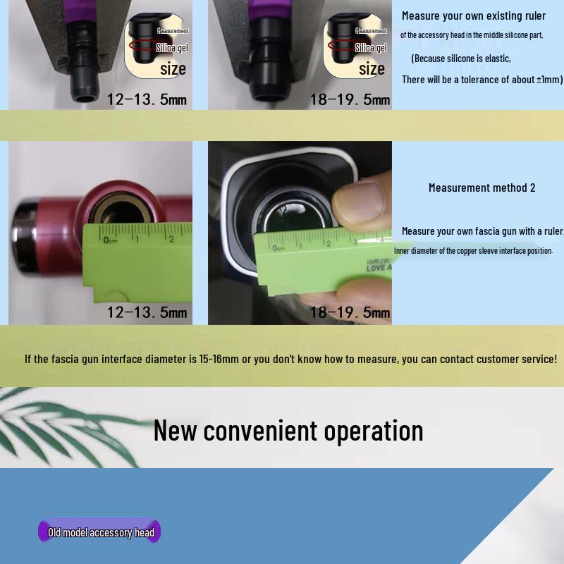 Massagepistole Silikonkopf zur Muskelentspannung