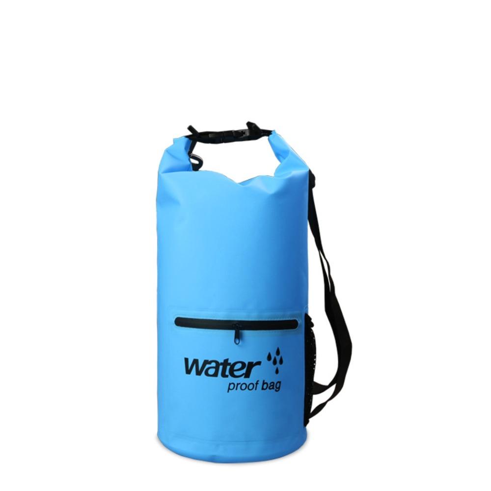 

Mesh Pocket Waterproof Dry Bag Zipper Pocket Storage Backpack Organizer Floating Dry Bag Swimming синий