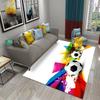 3D Football Pattern Carpet Living Room Large Carpet Children's Bedroom Kitchen Bathroom Entrance Anti-slip Home Decor Mat Carpet