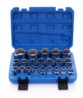 Conjunto de soquetes de 12 pontas 21 peças KD10348
