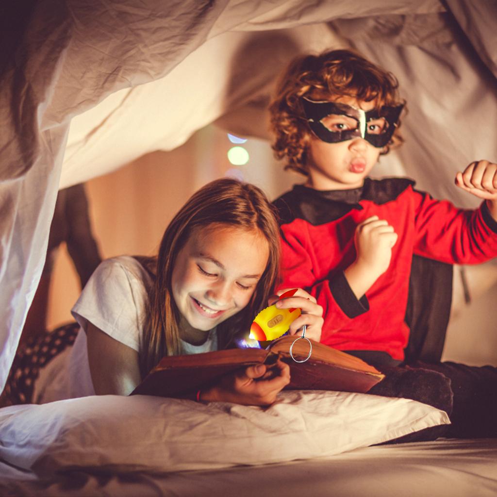 48Pcs Helicopter Mini Flashlight Keychain,Rocket Led Flashlight,Outer Space Party Favors Bulk Small Flashlights For Kids,Mini Le