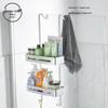 Étagère de rangement murale en aluminium spatial