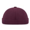 Trendy Retro Hip-hop Landlord Hat Melon Rind Hat Smooth Board Without Brim Tang Hat